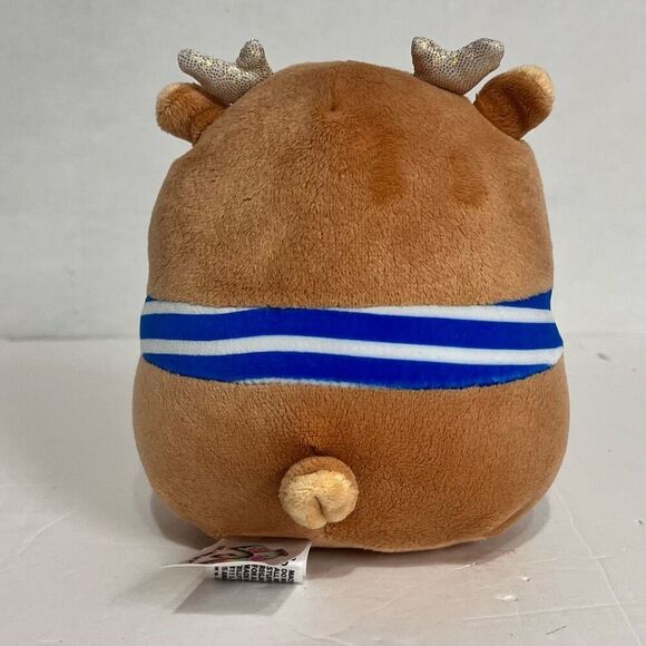 Squishmallows Darla The Reindeer With Blue Scarf  5” - Picture 2 of 4